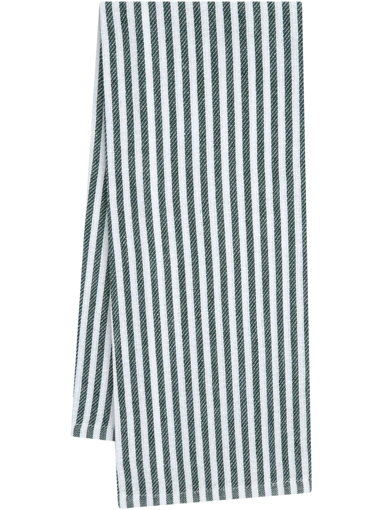Honeycomb Green Stripe Dishcloth