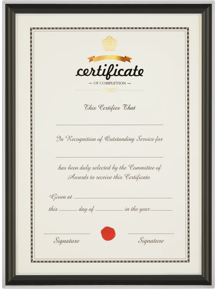 Certificate Photo Frame