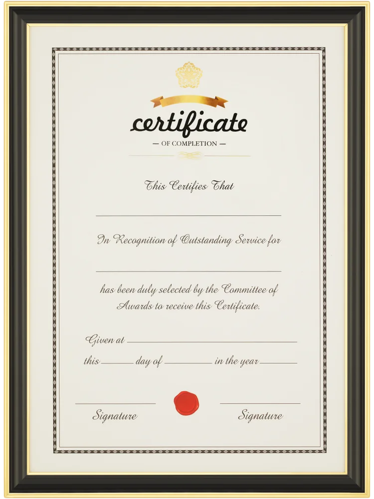 Certificate Photo Frame (1)