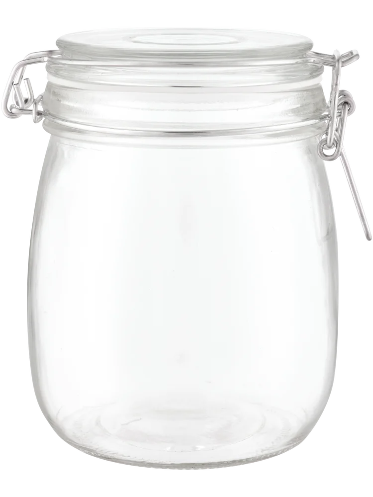 Glass Clip Jar 750ml