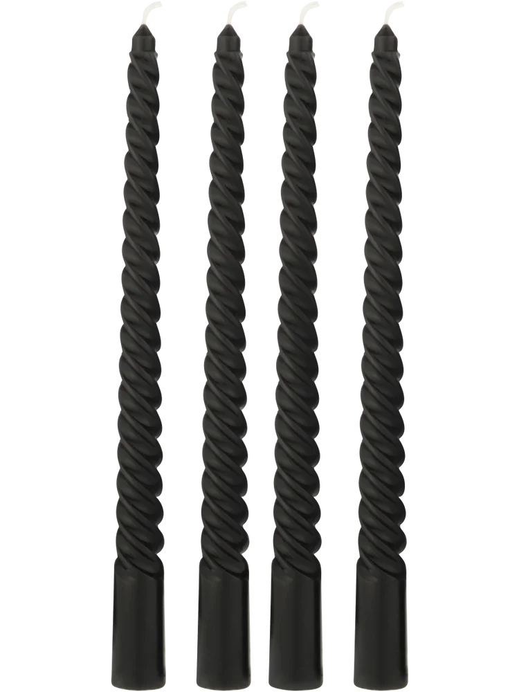4 Pack Spiral Dinner Candles
