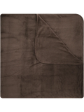 Medium Weight Plain Velvet Plush Blanket