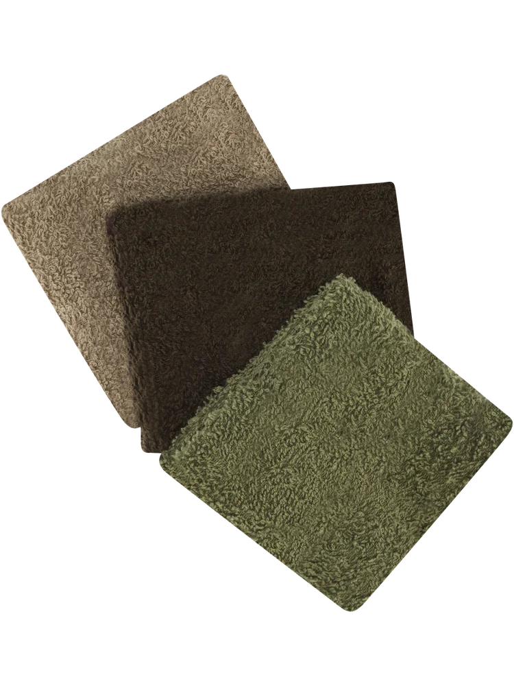 3 Pack Assorted Neutral Face Cloths