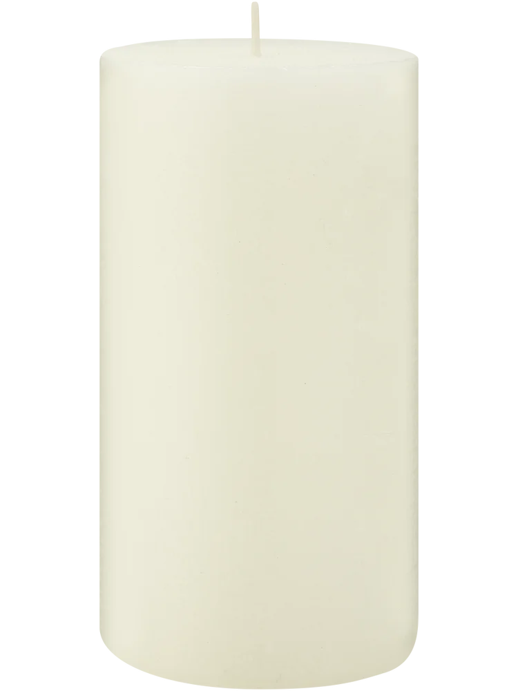 Large White Pillar Candle