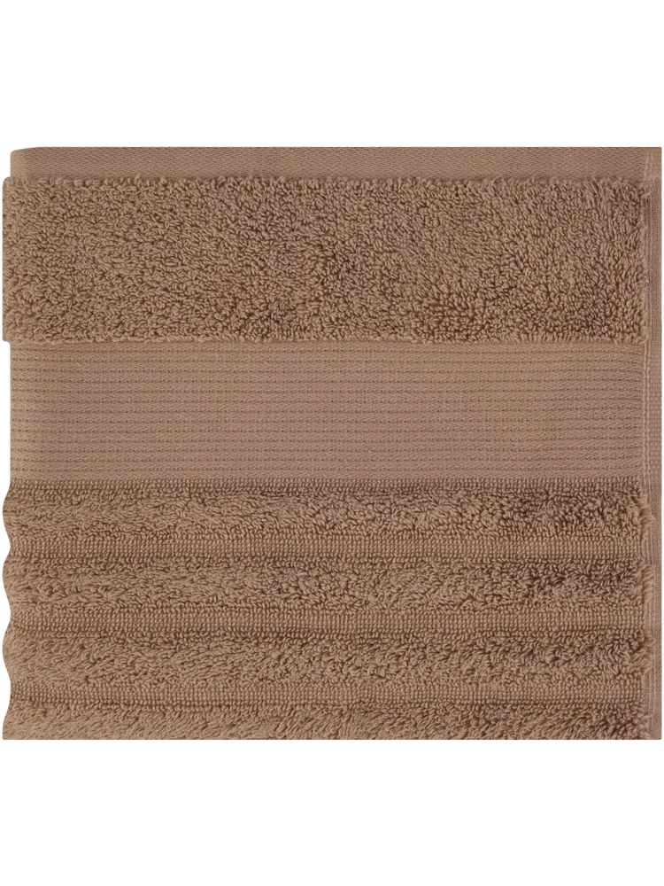 Taupe Ripple Zero Twist Hand Towel