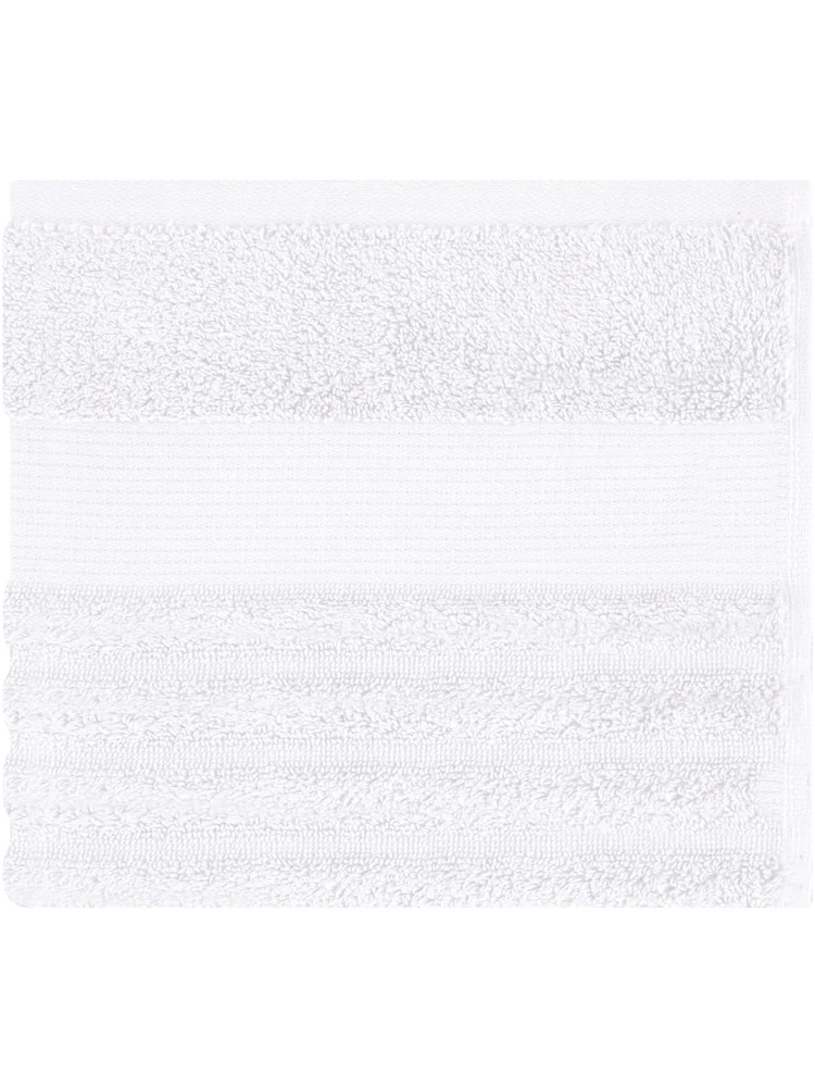 White Ripple Zero Twist Hand Towel