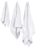 White Ripple Zero Twist Hand Towel