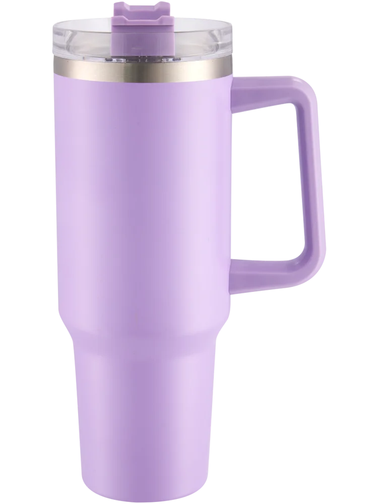 Lilac Stainless Steel Drinking Bottle 1 Litre
