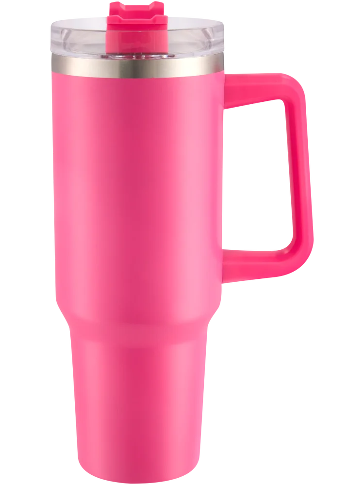 Pink Stainless Steel Drinking Bottle 1 Litre