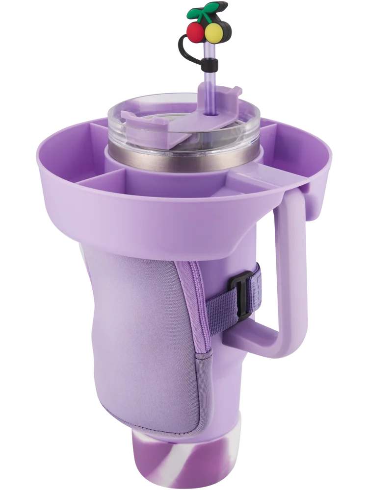 Lilac Silicone Tumbler Glass Holder