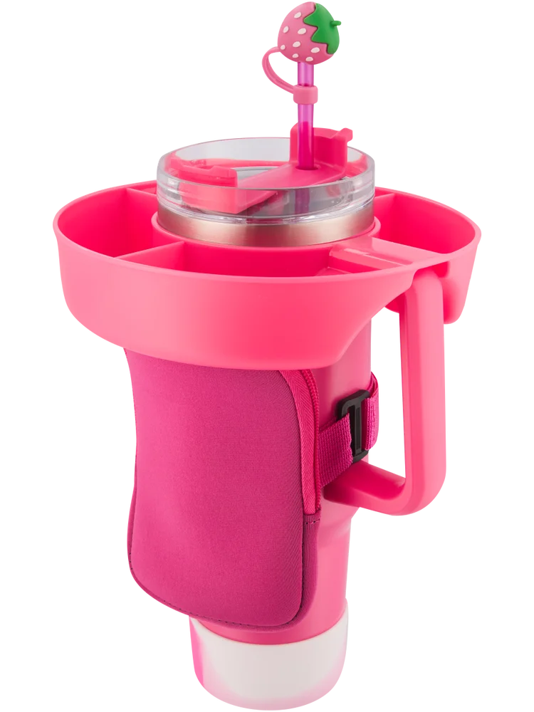 Pink Tumbler Glass Pouch