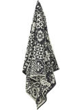 Decorative Charcoal Bath Sheet (1)