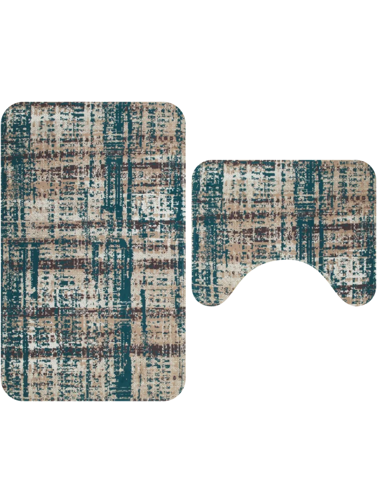 2 Piece Bath Mat Set