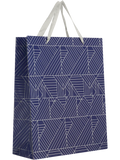 Blue Geometric And Squiggle Gift Bag (2)