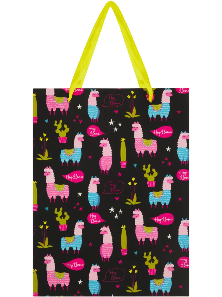Medium Llama and Croc Gift Bag