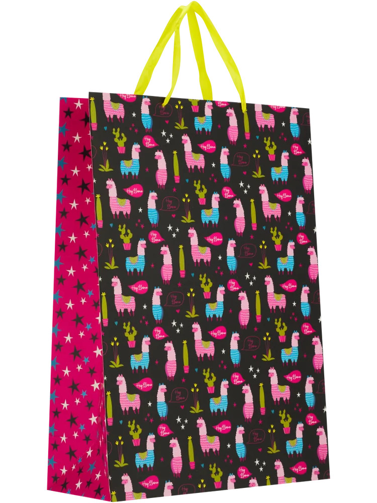 Extra Large Llama and Croc Gift Bag (2)