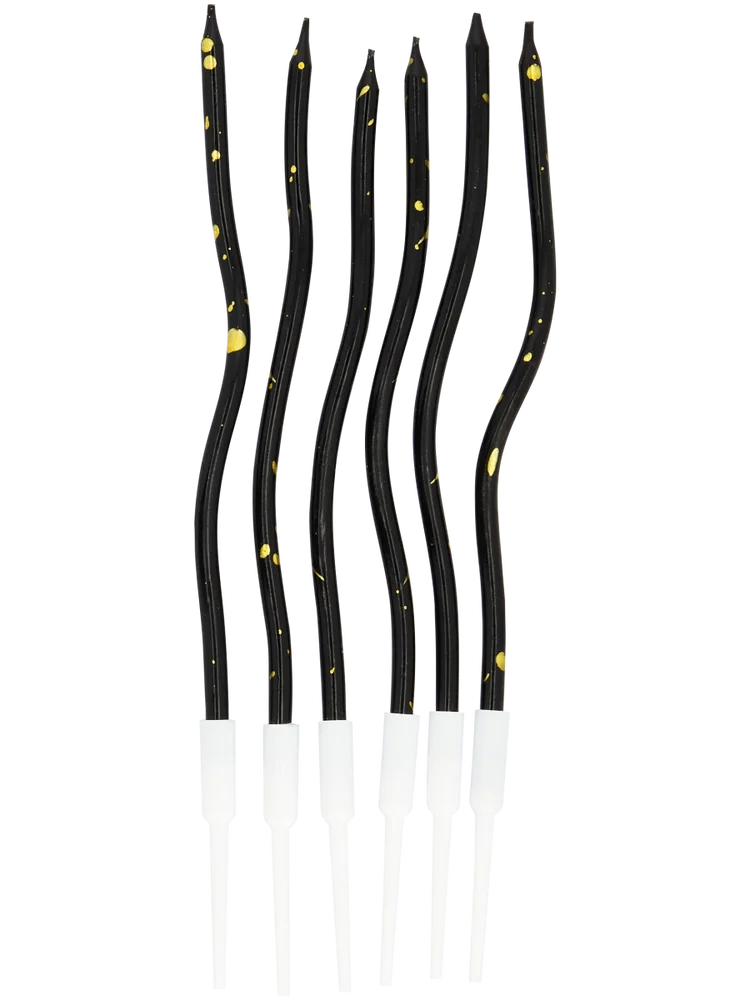 6 Piece Swirl Candles