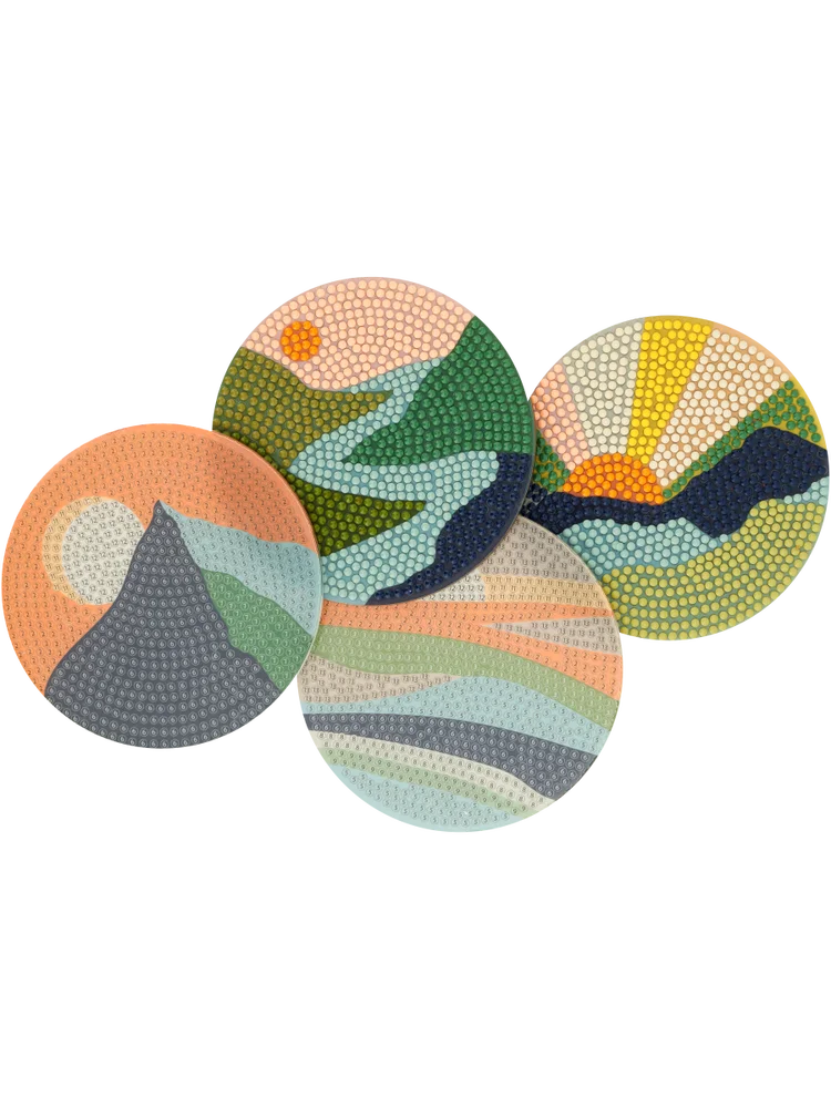 Diy Gem Art Coaster Set