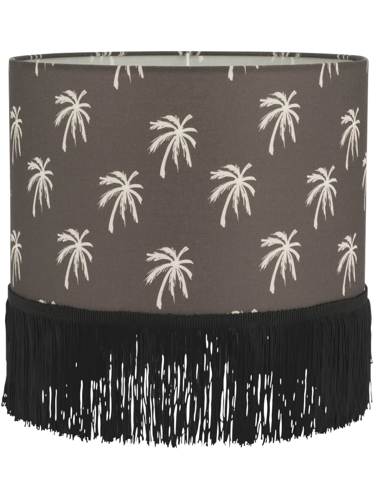Printed Ceiling Shade With Tassel