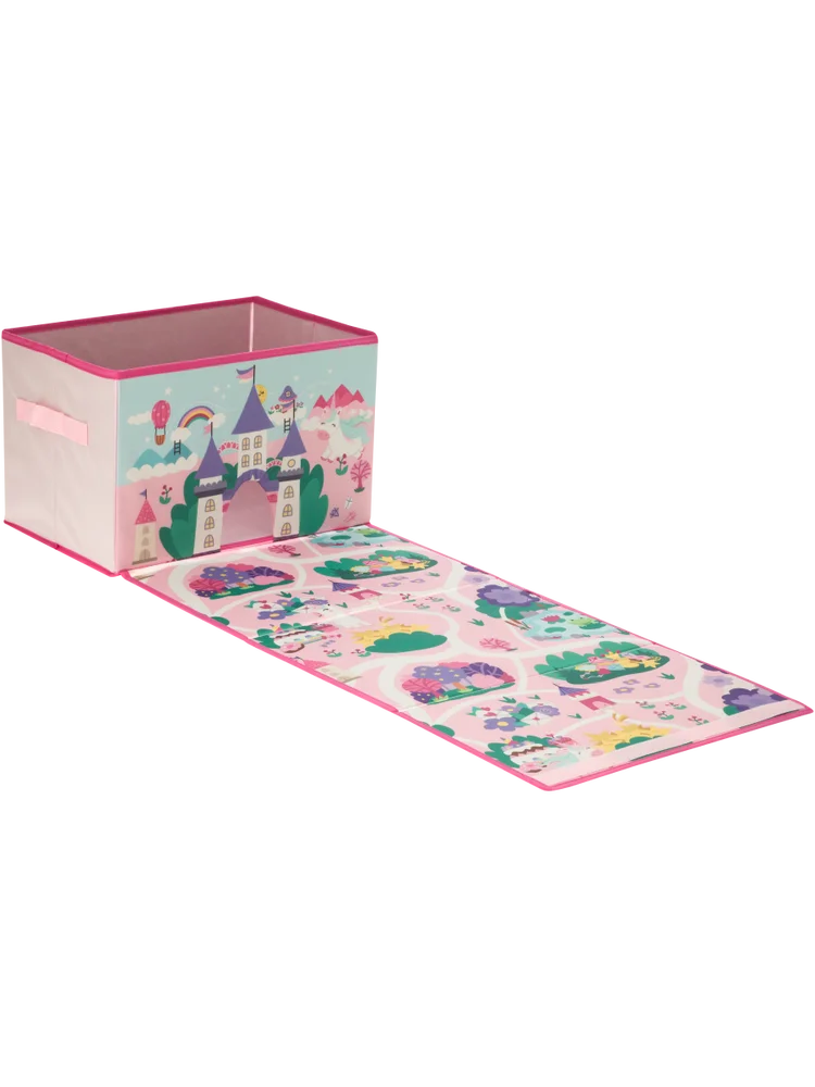 Girls Storage Box With Playmat
