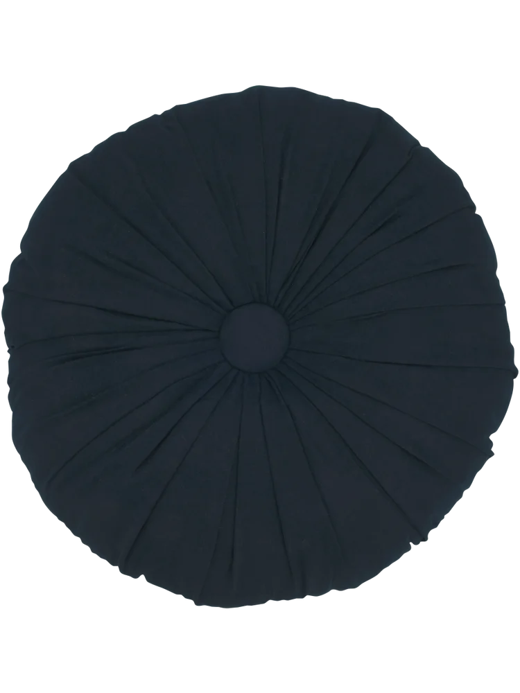 Denim Blue Round Scatter Cushion