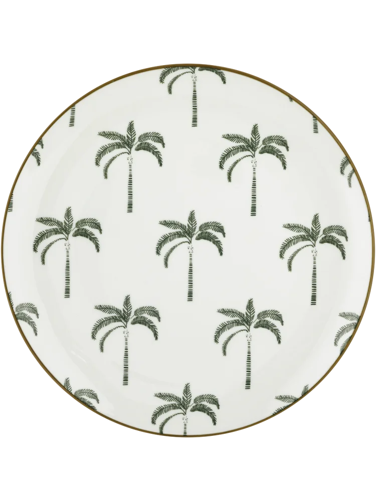 Palm Tree Dinner Plate