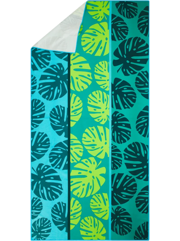 Green Leaf Beach Towel