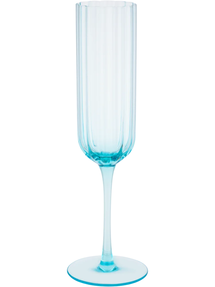 Ribbed Champagne Glass 5x7x24cm