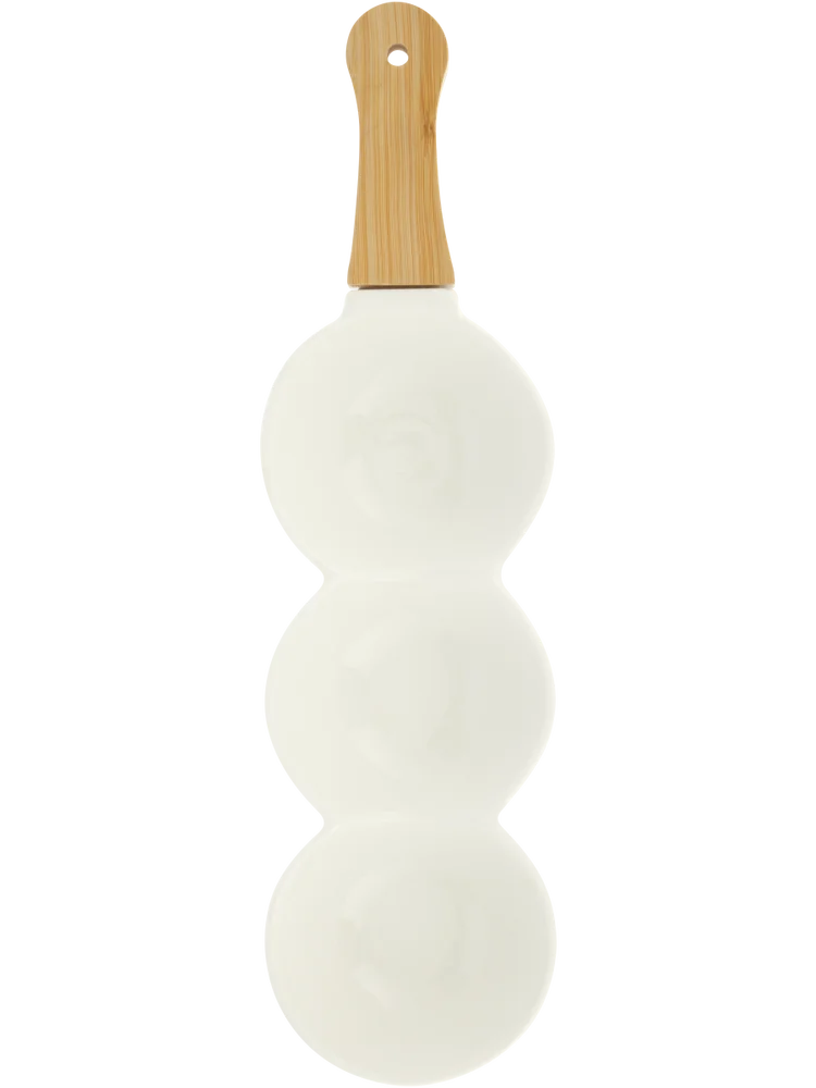 Three-Bowl Server With Handle 37x10x5cm