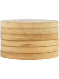 Plain Wood Coasters 10cm