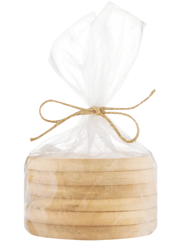 Plain Wood Coasters 10cm (1)