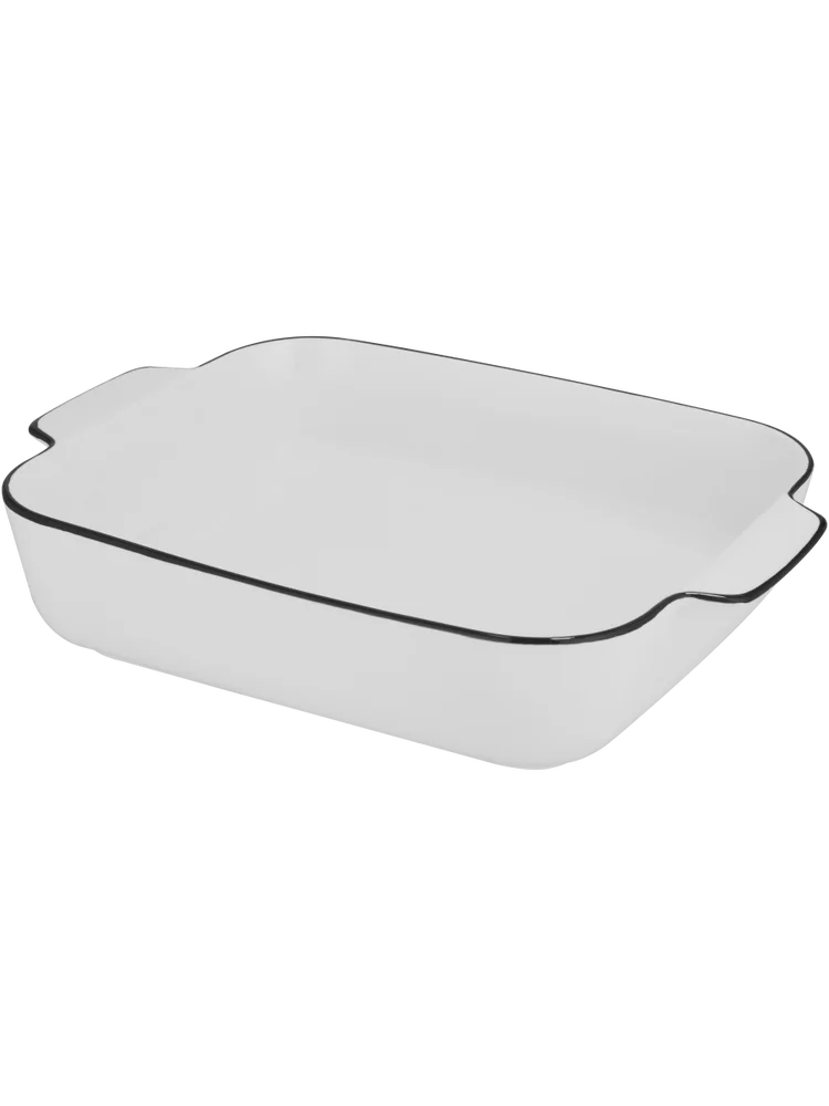 Black Rimmed Oven Dish 34x24x7cm