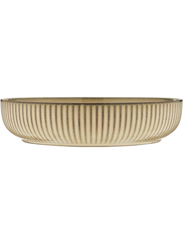 Textured Glass Bowl 20cm