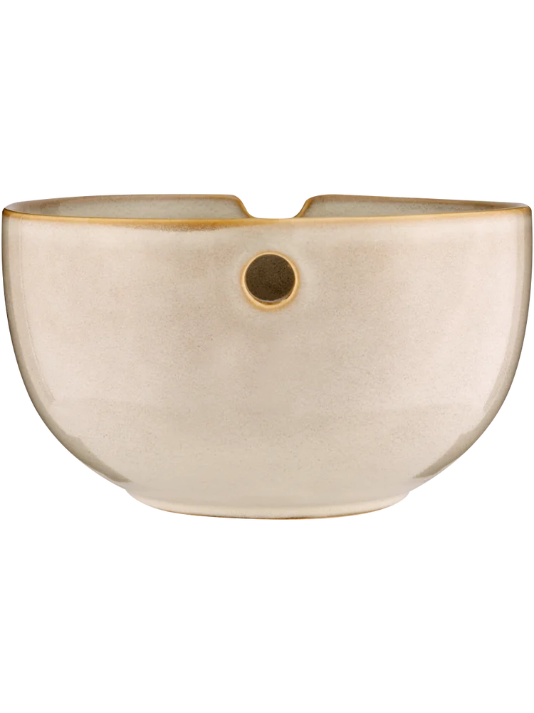 Ceramic Noodle Bowl With Chopstick Holder 16x9cm