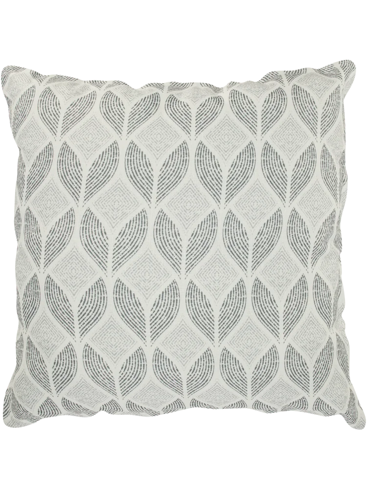Geo Grey Digital Print Scatter Cushion 50x50cm