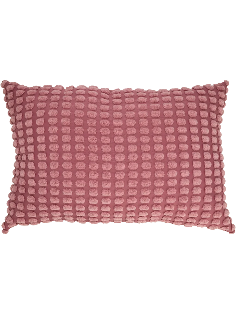 Pink Pom Pom Scatter Cushion 40x60cm