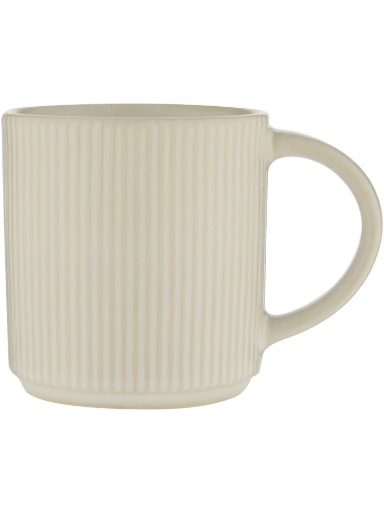 Ribbed Ceramic Mug 384ml
