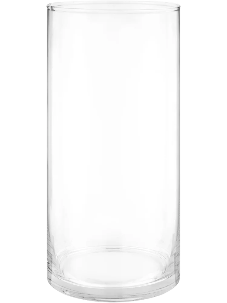 Long Glass Vase 12x12x26cm