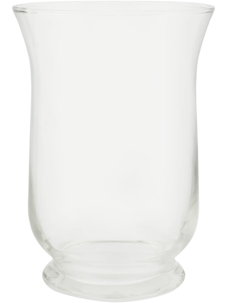 Double-Layered Glass Vase 11x15cm