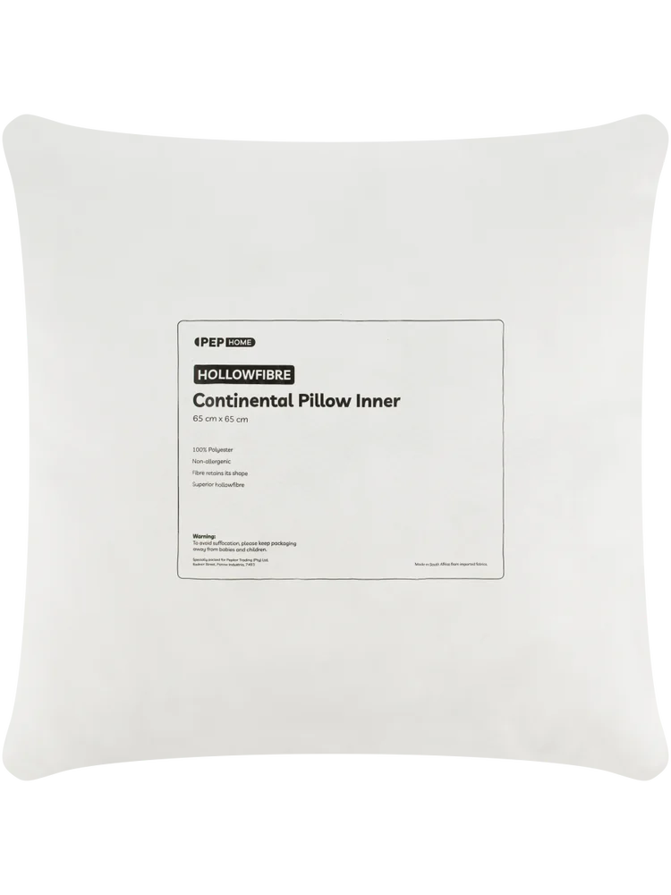 Hollowfibre Continental Pillow Inner
