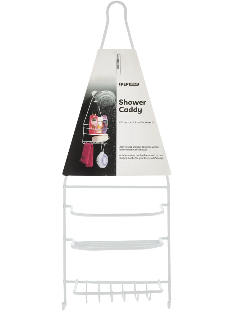 White Shower Caddy (2)