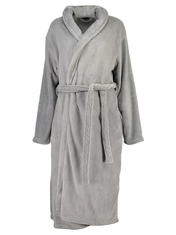 Grey Fleece Gown – PEP Online