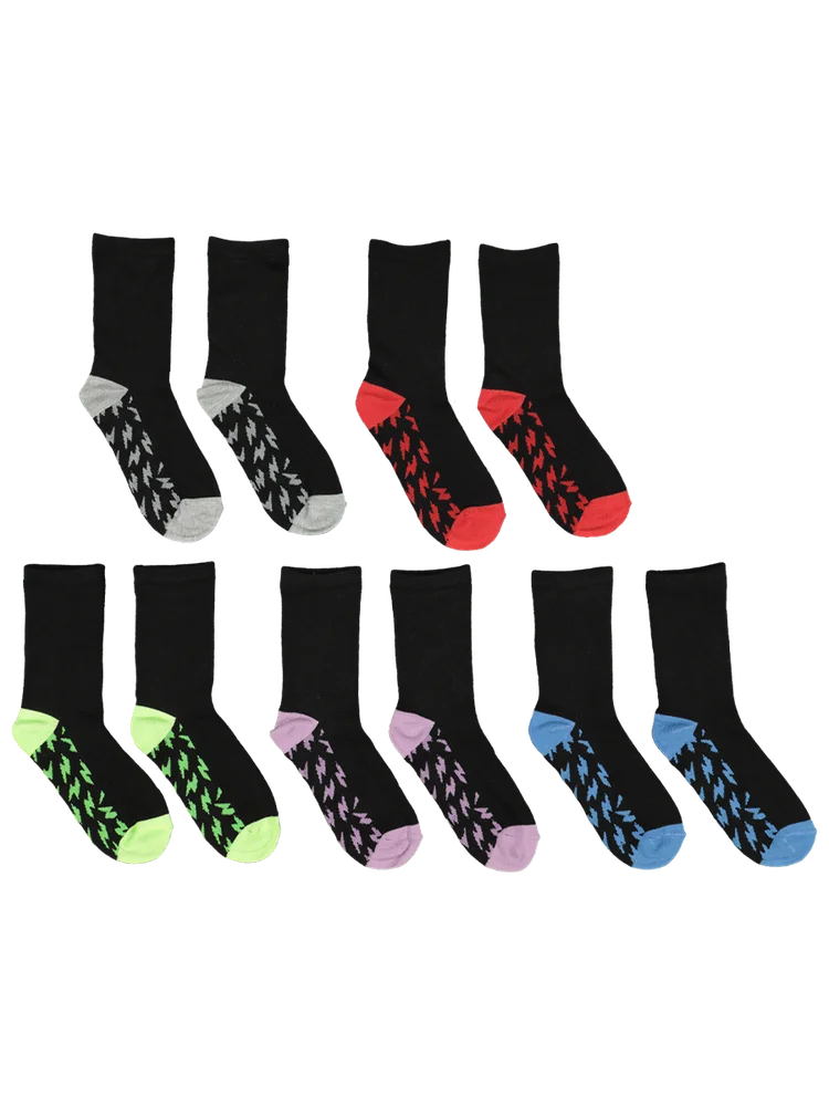 Graphic Crew Socks 5 Pack