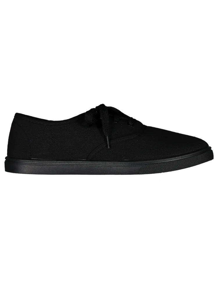 Black Canvas Sneakers