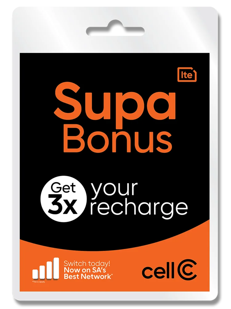 Supa Bonus Cell C Sim Card