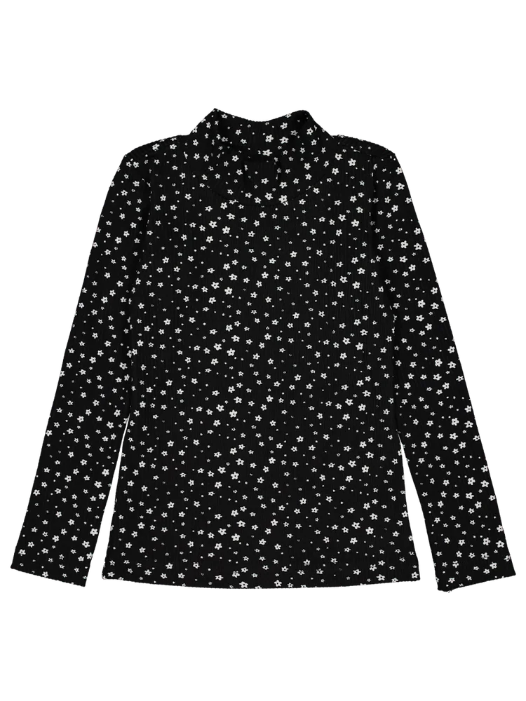 Long Sleeve Polo Neck