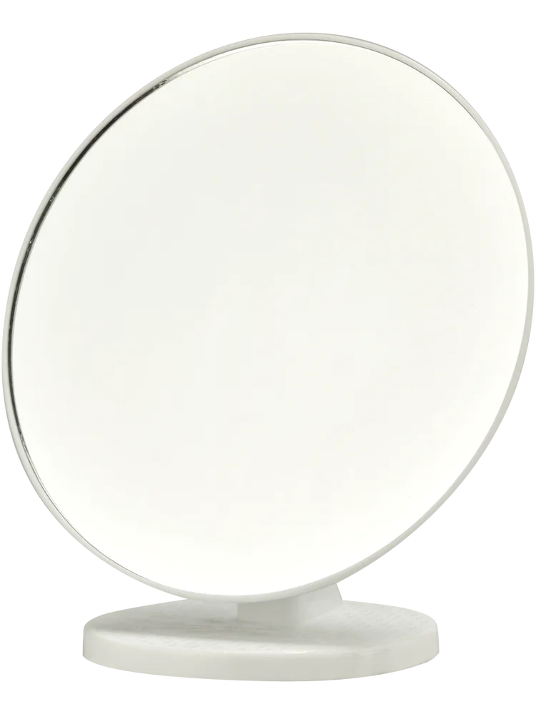 White Round Mirror