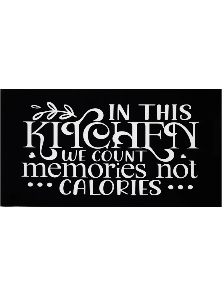 Black And White Kitchen Mat