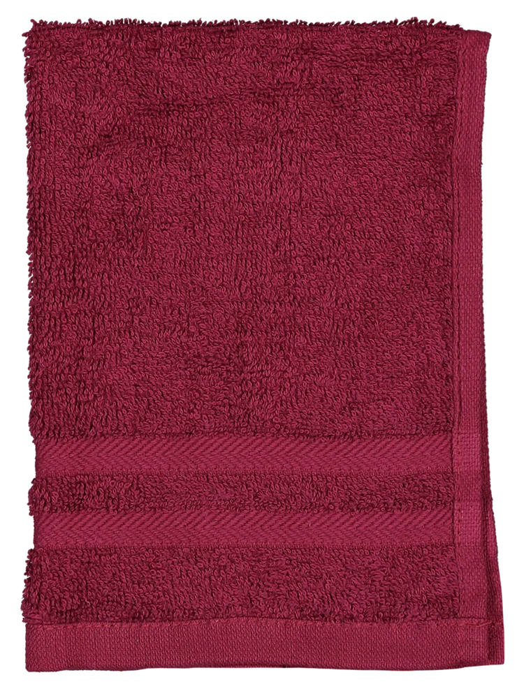 Plain Plum Long Face Cloth