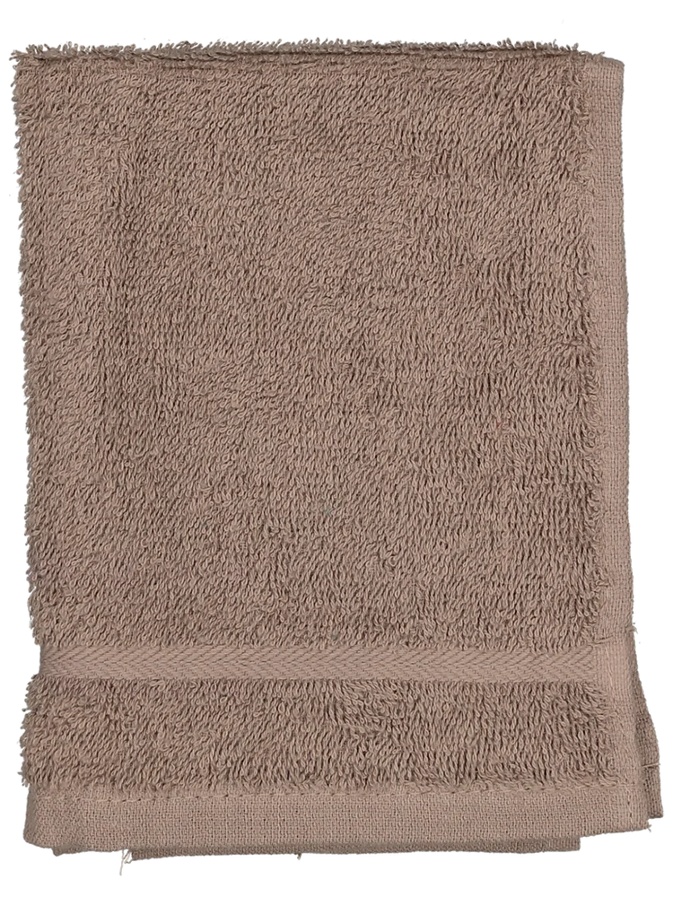 Plain Taupe Long Face Cloth